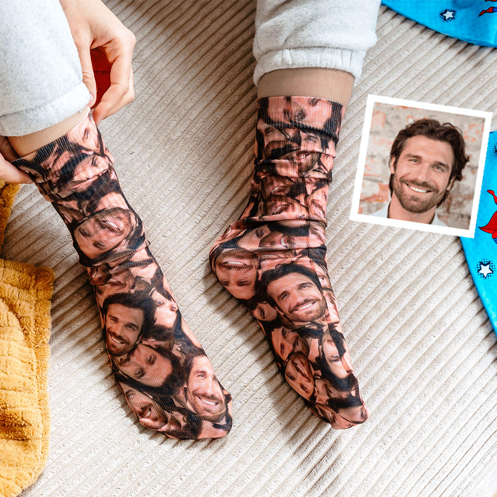 Calcetines personalizados con cara