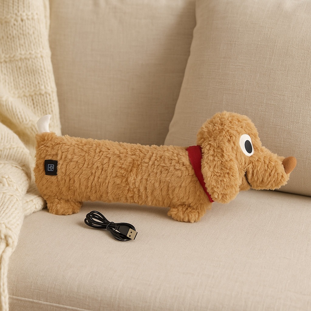 Perro de peluche USB calefactable