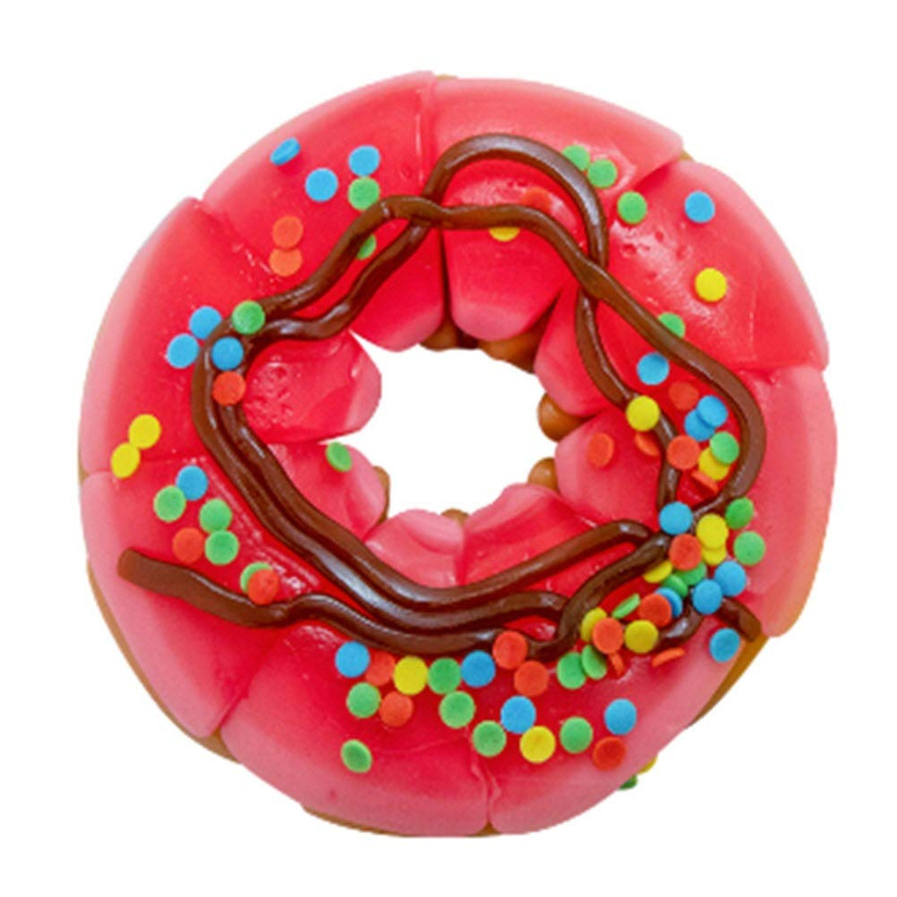 Donut hecho con gominolas de fruta