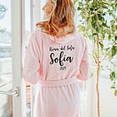 Albornoz personalizable con nombre