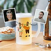 Jarra de cerveza personalizada para el Oktoberfest