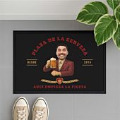 Felpudo personalizable con logotipo y rostro