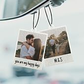 Ambientador de coche personalizado diseño Polaroid Juego de 2