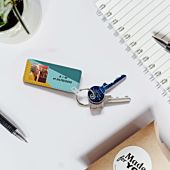 Llavero personalizado con foto y texto