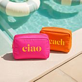 Bolsa de viaje personalizable con texto