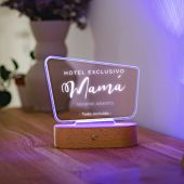 Lámpara LED personalizada diseño cartelera
