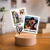 Lámpara LED personalizada diseño Polaroid