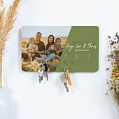 Colgador de llaves personalizado con foto y texto