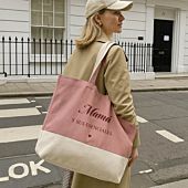 Bolsa personalizable con texto y símbolo
