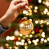 Bola de Navidad personalizable con texto