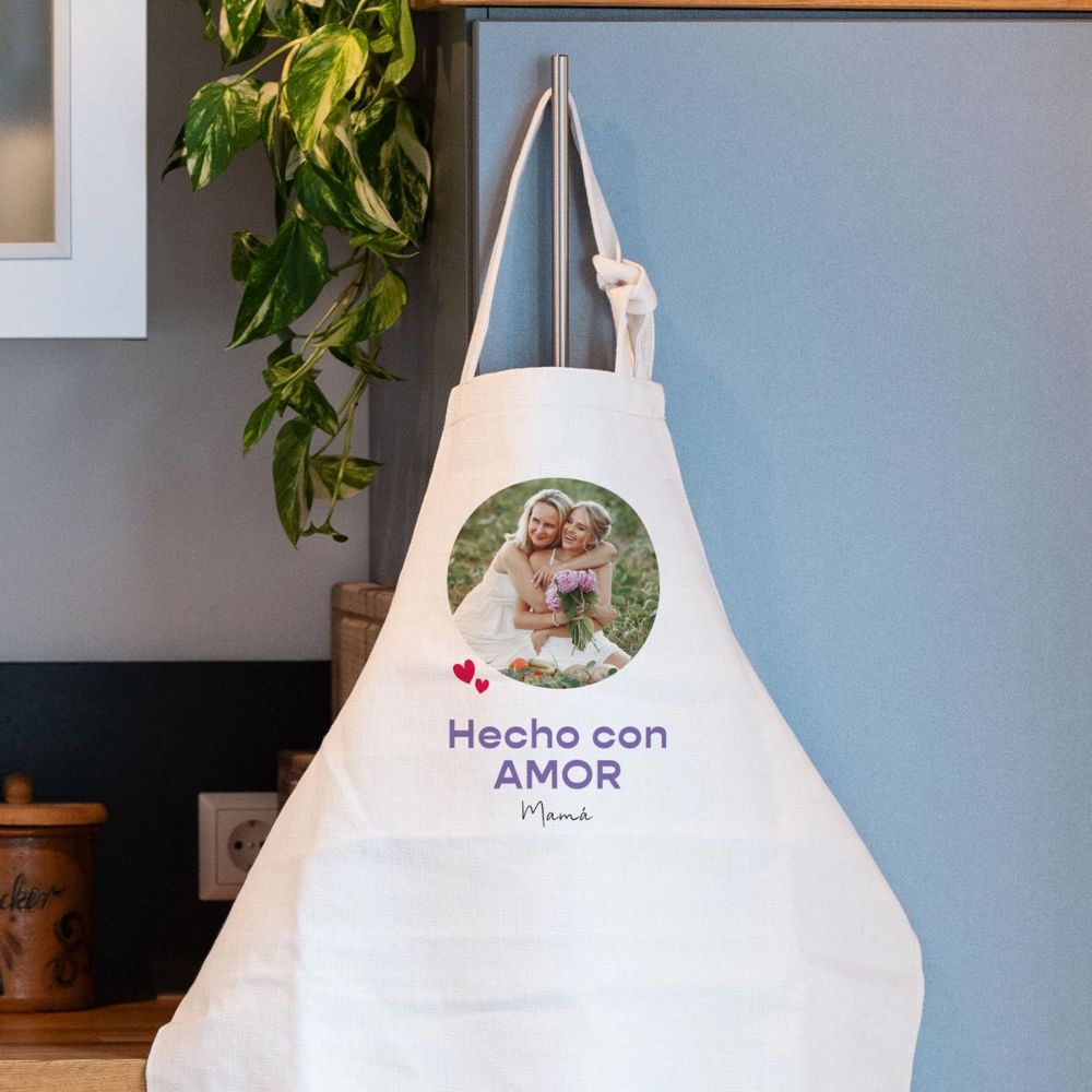 Personalisierbare Kochschürze mit Foto und Text Personalisierbare Kochschürze mit Foto und Text