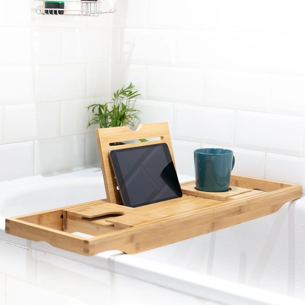Tabla de baño de bambú