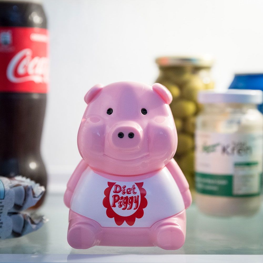 Cerdito de dieta para la nevera