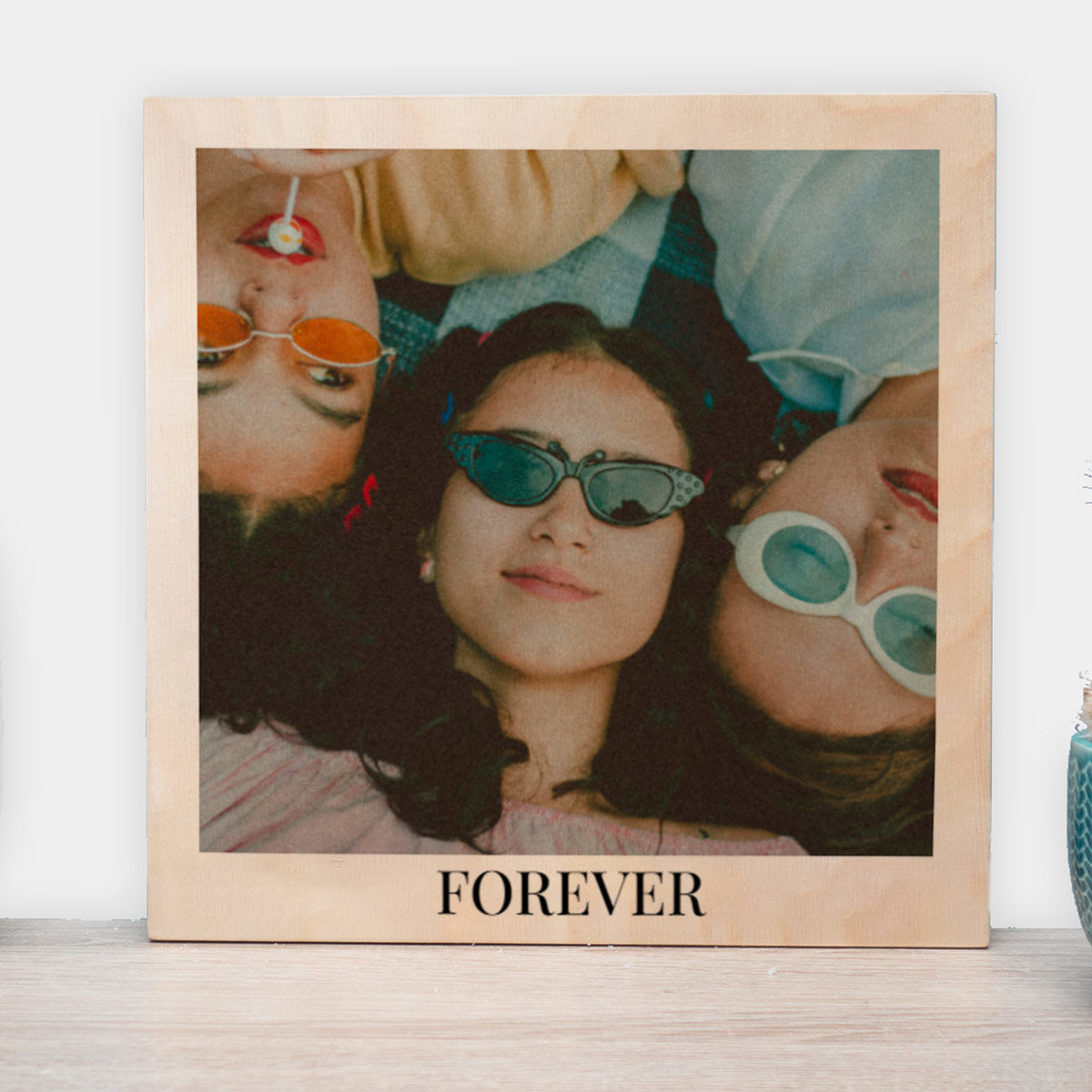 Cuadro de Madera Personalizado Diseño Polaroid