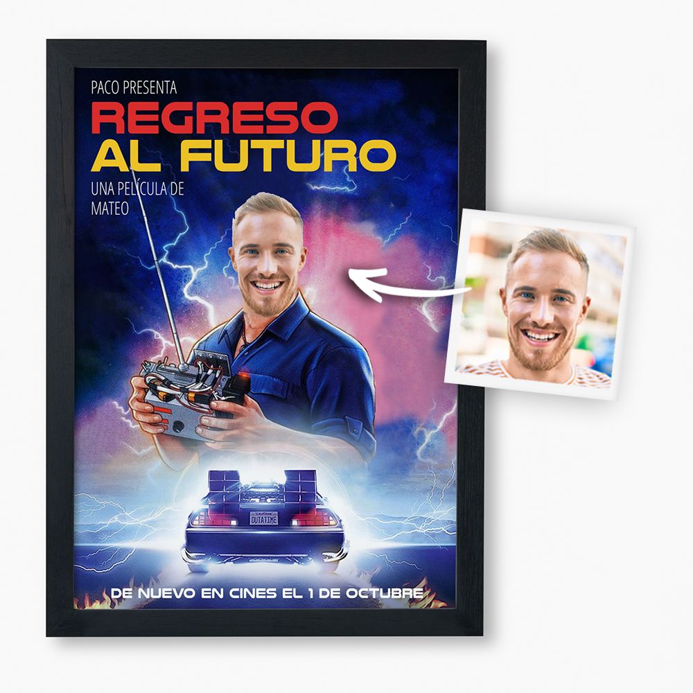 Póster personalizado de Regreso al Futuro
