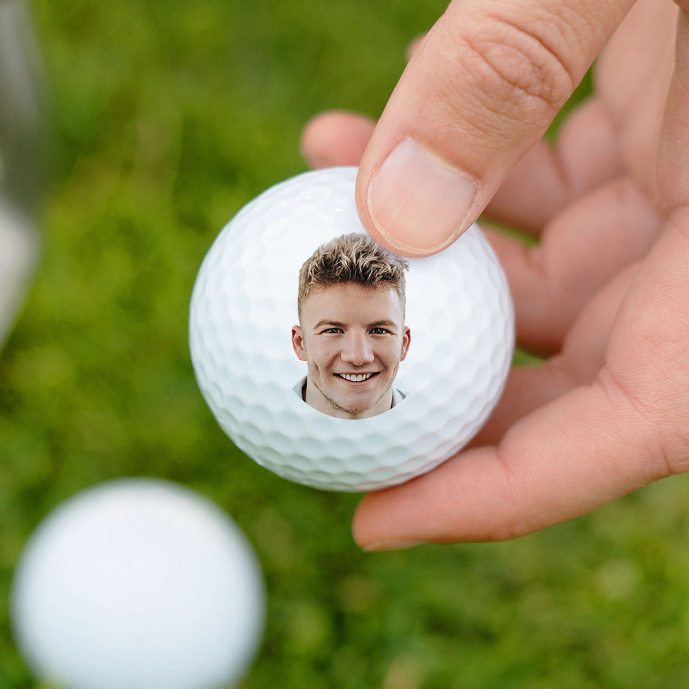 Bolas de golf personalizadas con caras
