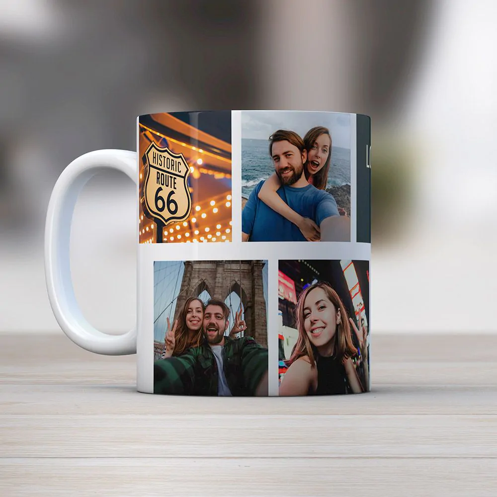Taza con fotos personalizables
