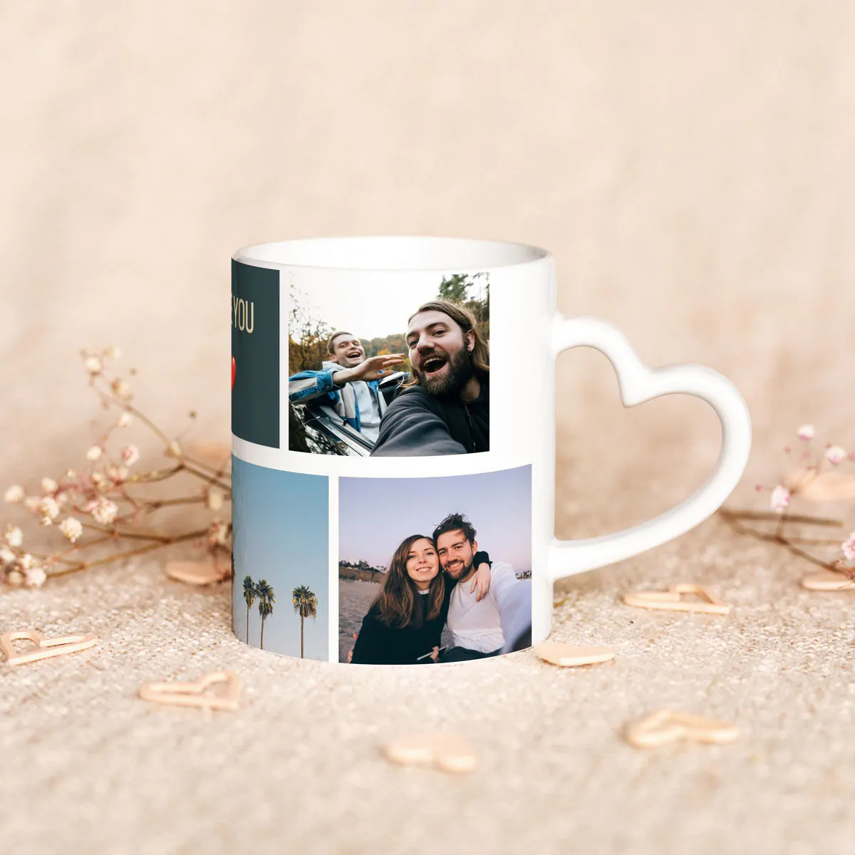 Taza con fotos personalizables