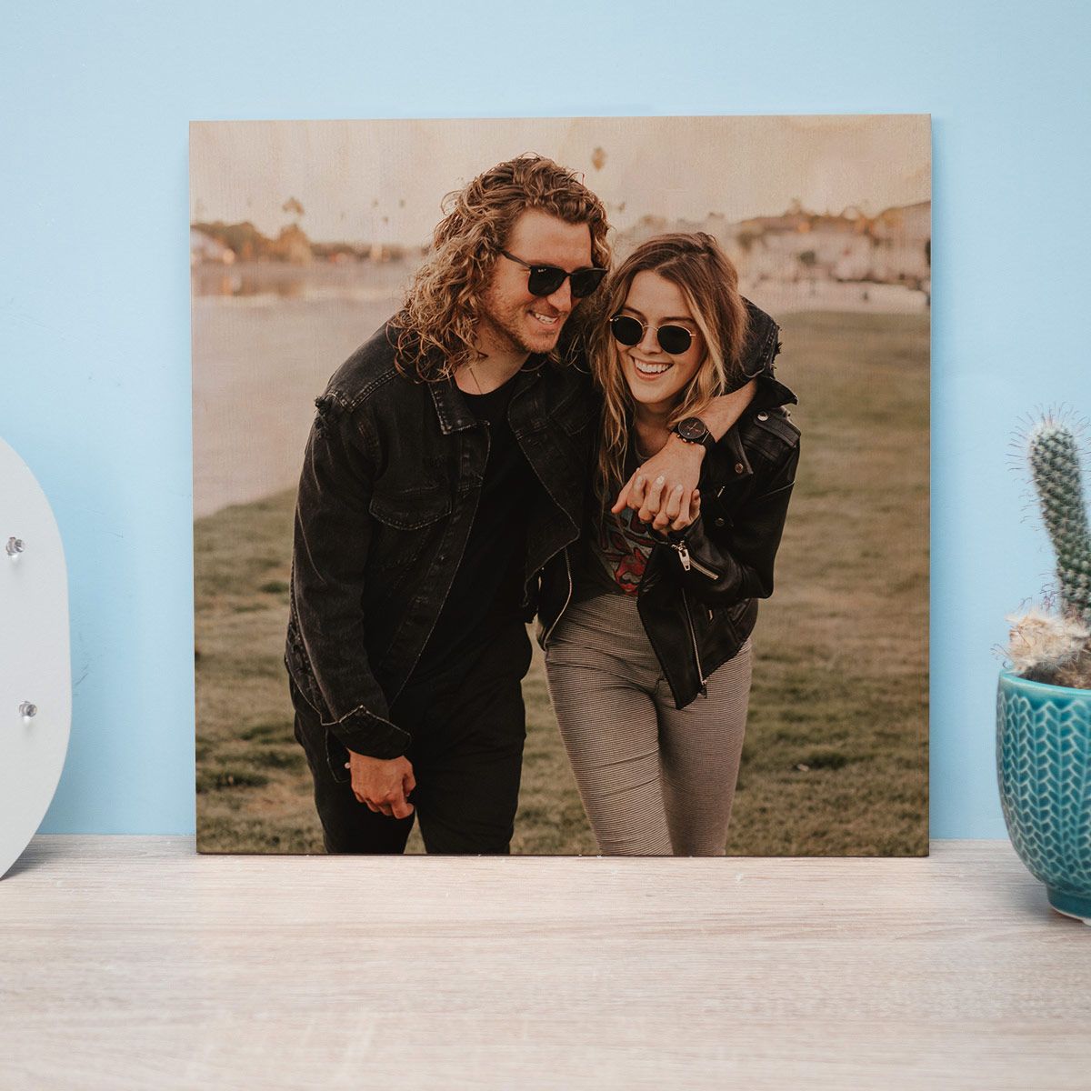 Foto personalizable en madera