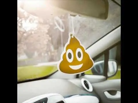 Ambientador de coche - Emoji caca