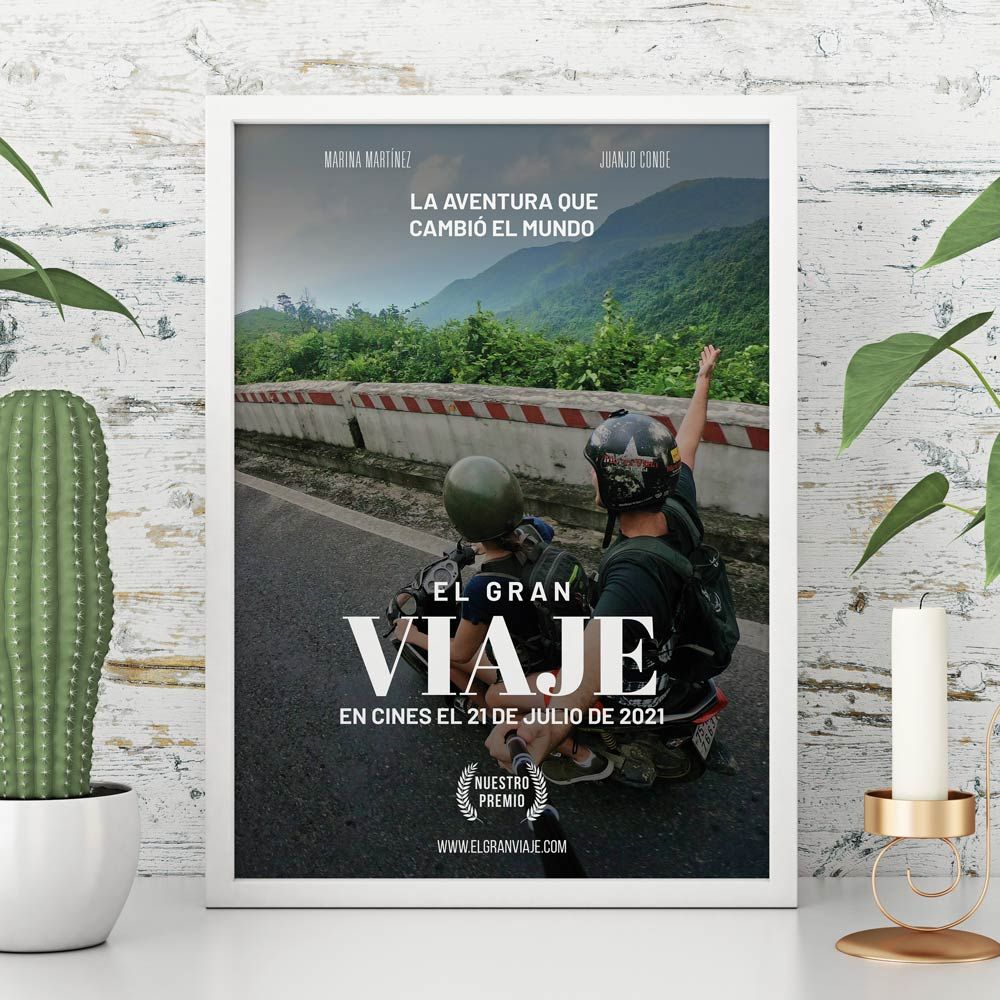 Póster personalizado estilo cartel de cine