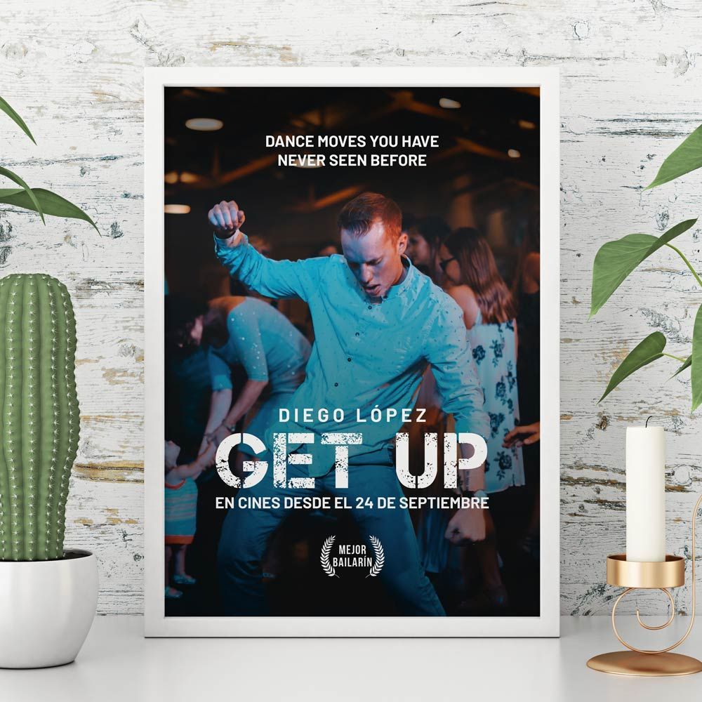 Póster personalizado estilo cartel de cine