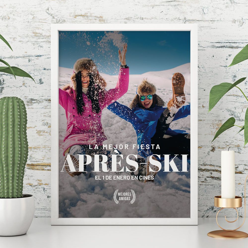 Póster personalizado estilo cartel de cine