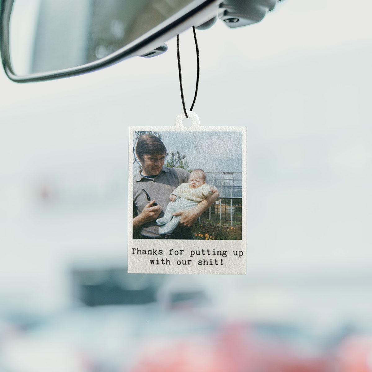 Ambientador de coche personalizado diseño Polaroid Juego de 2