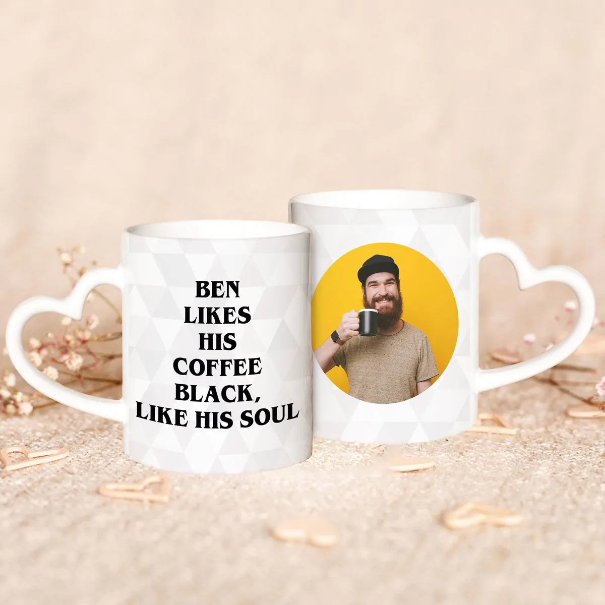 Taza personalizada con imagen y texto