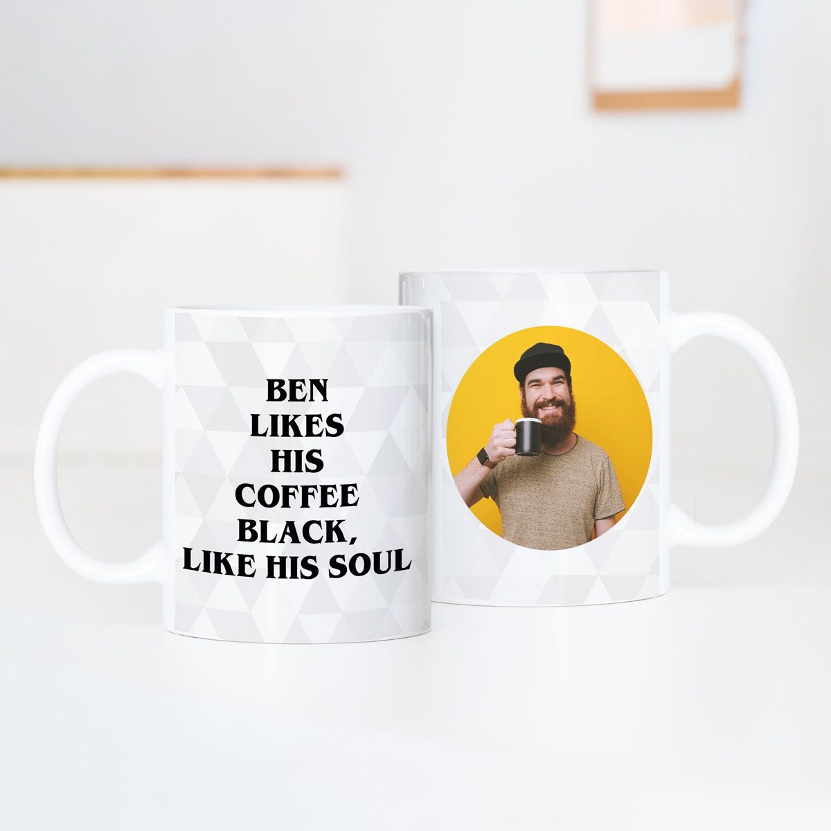Taza personalizada con imagen y texto