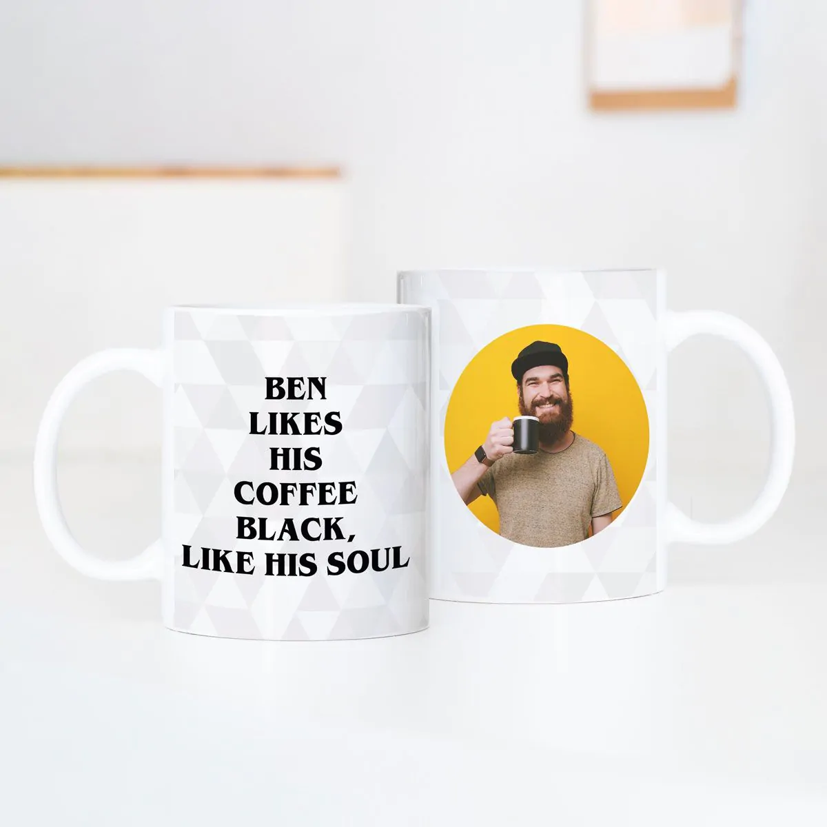 Taza personalizada con imagen y texto