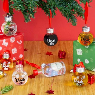 Bolas con licor para el árbol de Navidad