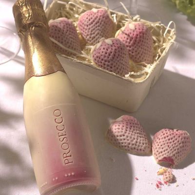  Prosecco y fresas de chocolate
