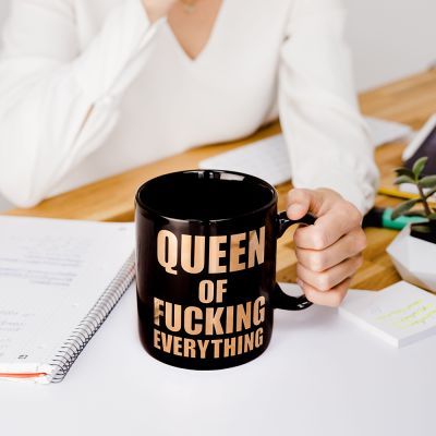 Taza Queen Of F…] Everything 