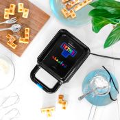 Plancha para gofres de Tetris