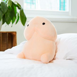 Almohada con forma de pene sale