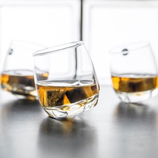 Vasos de Whisky peonza (Set de 6 vasos)