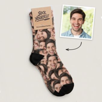 Calcetines personalizados con cara