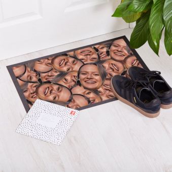 Felpudo con caras
