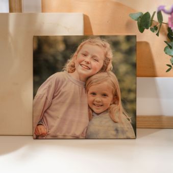 Foto personalizable en madera