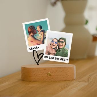 Lámpara LED personalizada diseño Polaroid