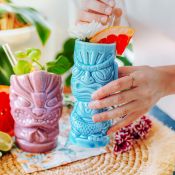 Set de 2 tazas de cerámica Tiki