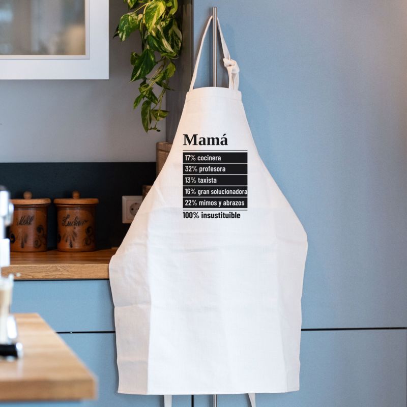 Delantal de cocina 100 % personalizable