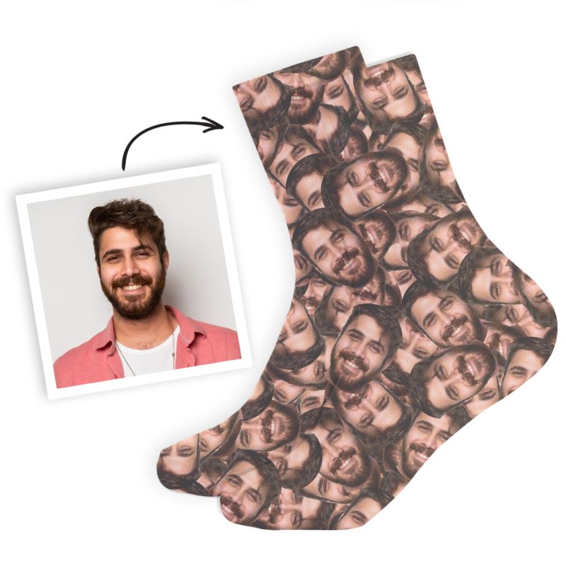 Calcetines personalizados con cara