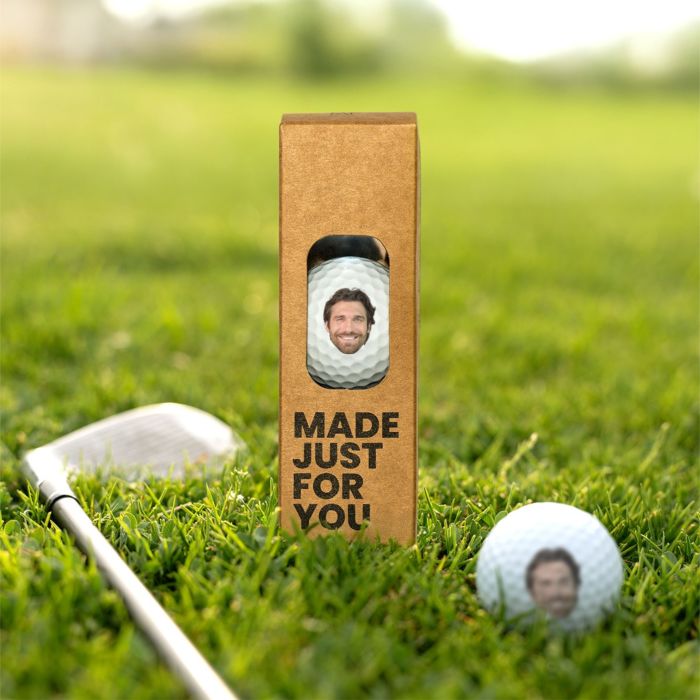 Bolas de golf personalizadas con caras