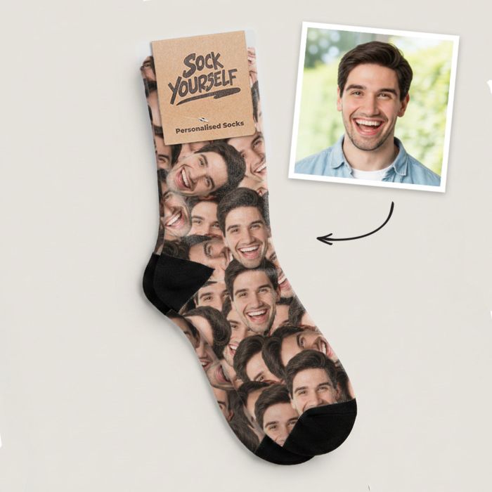 Calcetines personalizados con cara