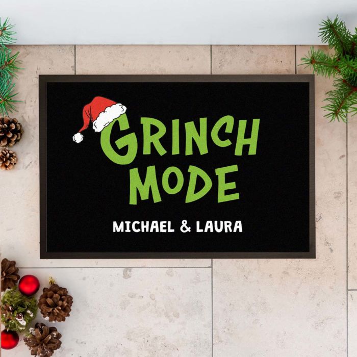 Felpudo personalizable Modo Grinch