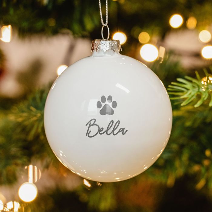 Bola de Navidad personalizable con mascota