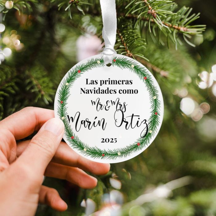 Colgante acrílico personalizado con texto