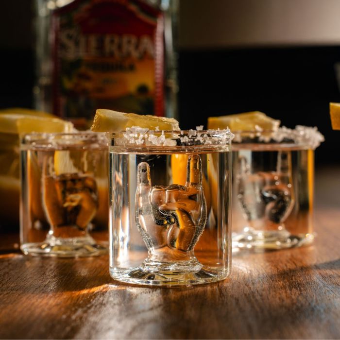 Rockhand Vasos de chupito (juego de 4)